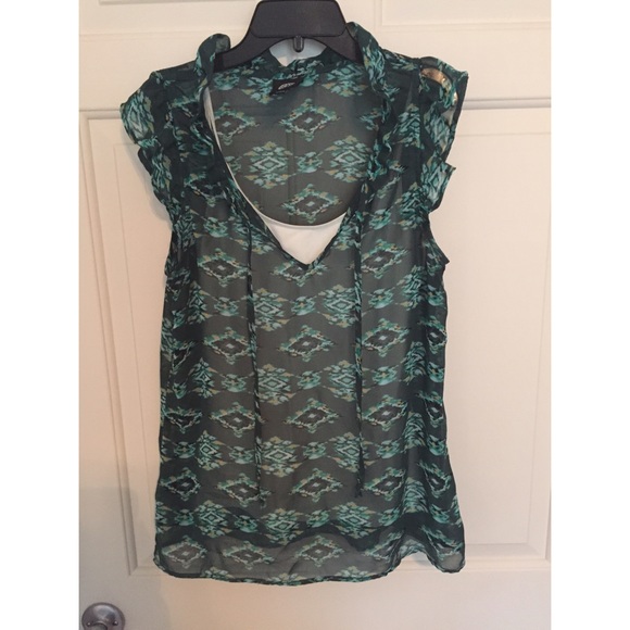 Spring sheer top