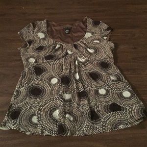 New York & company brown blouse - size XL