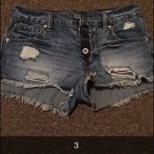 Denim shorts