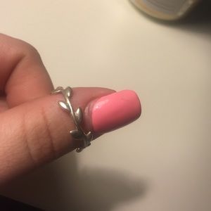 Tiffany and Co. Sterling Silver Olive Branch Ring
