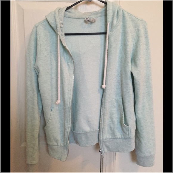Green Zip hoody