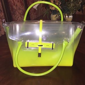 Vince Camuto "Jelly" Ombré Shaded Clear Crossbody