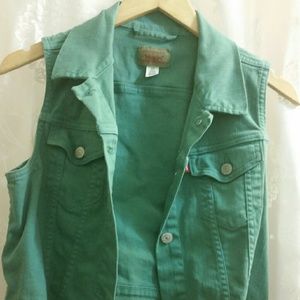Levi's Aqua green vest