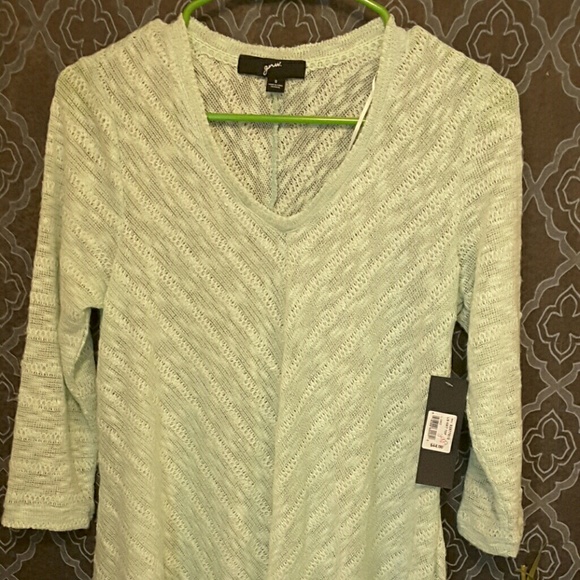 Mint knit top - Picture 3 of 3