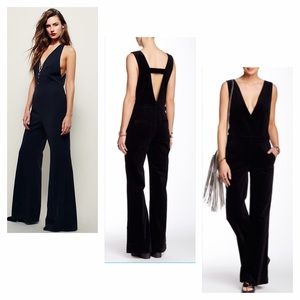 FREE PEOPLE Until Sunrise Velvet Jumpsuit