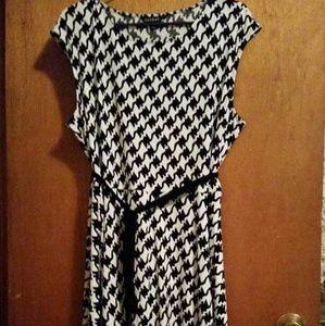 Black and white dress