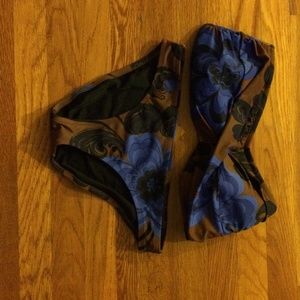 JCrew Bikini Brown print