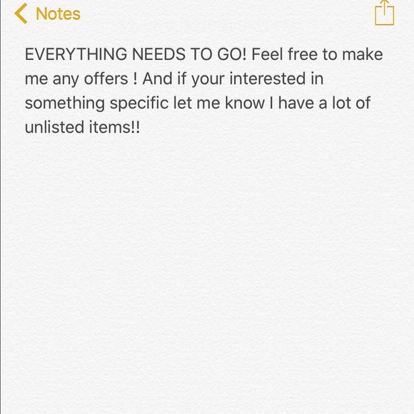 EVERYTHING MUST GO!