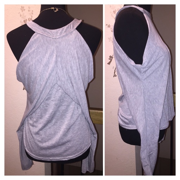 Lightweight Bare Shoulder Long Sleeve Crewneck Top - Picture 4 of 4