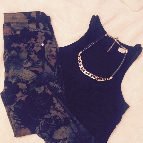 Skinny Jeans ( Floral Print )