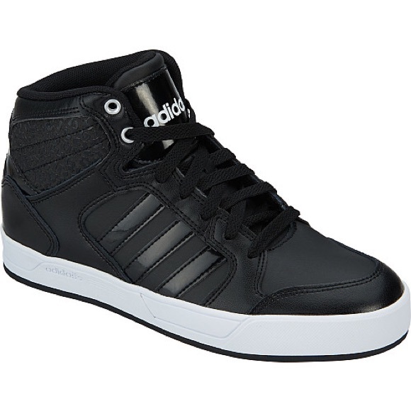 adidas black high tops womens