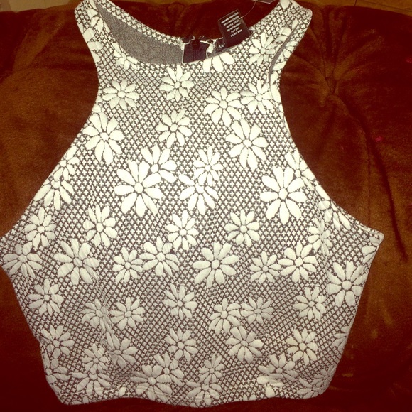 Floral crop top