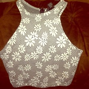 Floral crop top