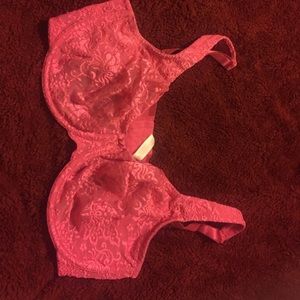 Pink bra