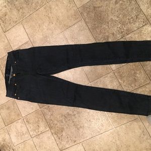 74AM Chevron printed skinny jeans in size 26.
