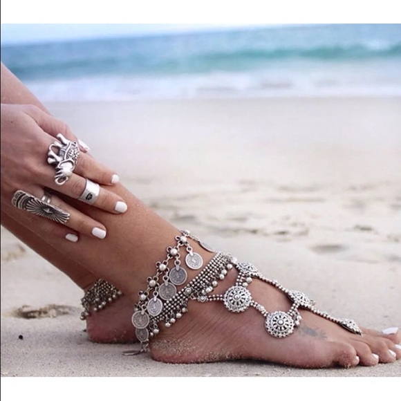 Fashion Jewelry Jewelry - Boho coin Anklet and Bracelet