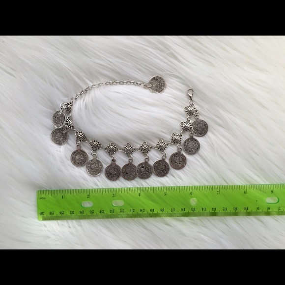 Boho coin Anklet and Bracelet - Picture 4 of 4