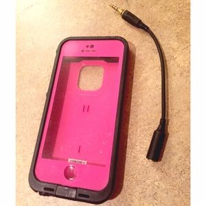 Pink Lifeproof iPhone 5S Case