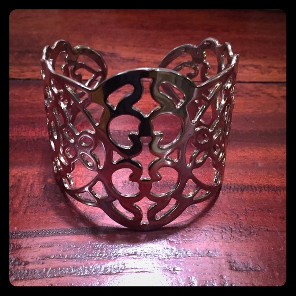 Lia Sophia Silver Cuff bracelet- awesome!