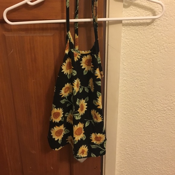Sunflower Halter Top