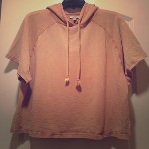 ZARA TRAFALUC Pre-faded Burnt Orange Top