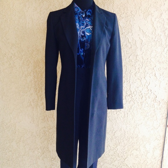 Minimal Long Blazer Coat