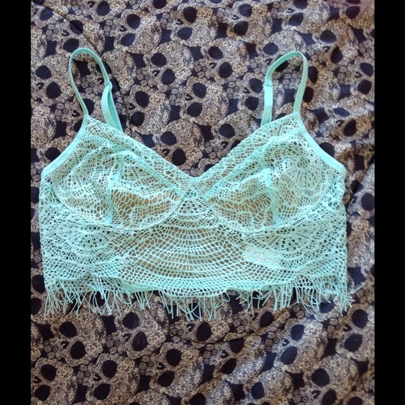 Lace crop top
