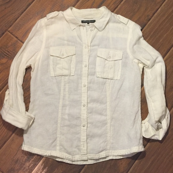 Linen shirt/cover-up 🌞