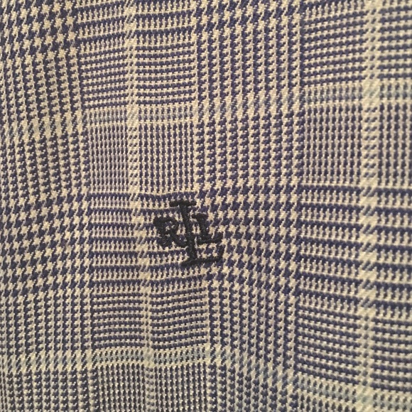LAUREN Ralph Lauren button up checkered pattern - Picture 3 of 3