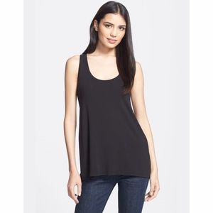 Vince (Gray) Drape Hem Tank