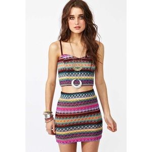 Nasty Gal x Minkpink Matching Skirt and Top