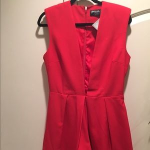 Nastygal Red Romper