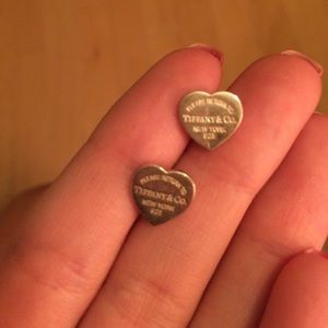 Authentic Tiffany & Co Heart Earrings 💛