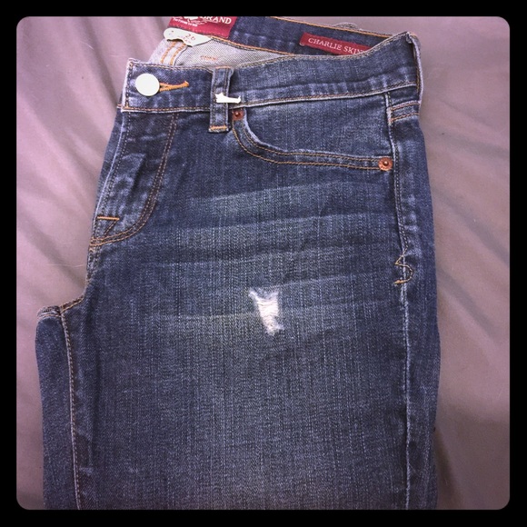 Lucky Brand Light Destructed Denim