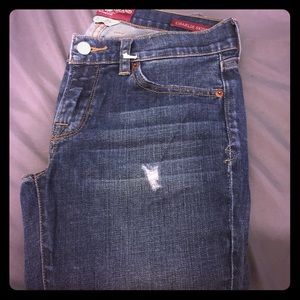 Lucky Brand Light Destructed Denim