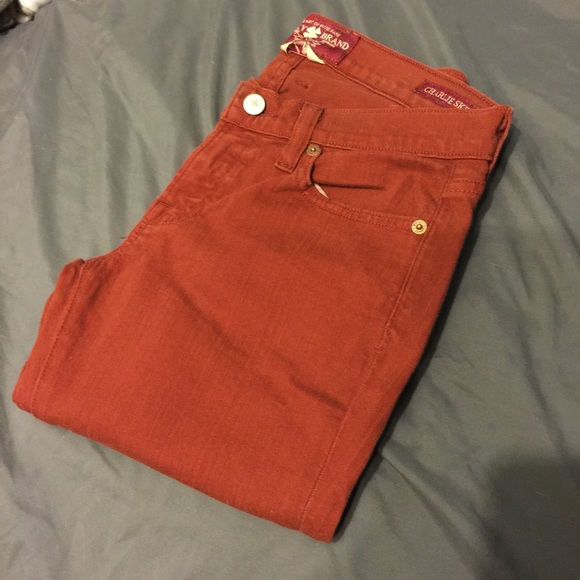Lucky Brand Rust Jeans