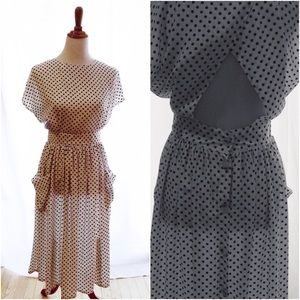 Vintage French Sundress-Breezy & Easy! Très jolie!