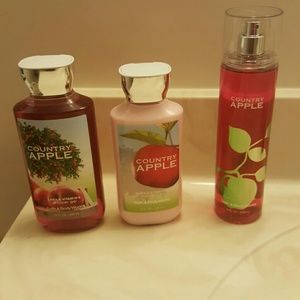 Bath and Body Works Country Apple bundle