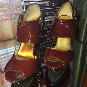 Michael Kors red shoes.