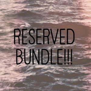 Please do not purchase! Reserved bundle.