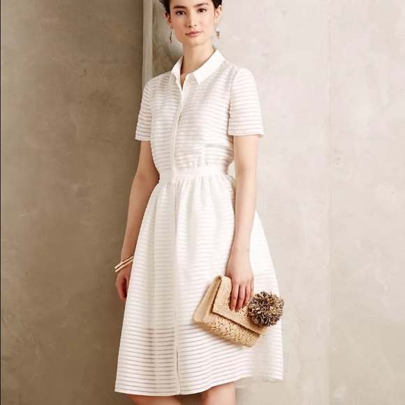 fit and flare shirt dress