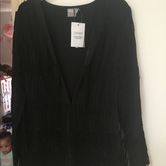 Asos fringe romper