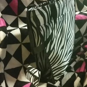 Brand New - Zebra Tote Bag and Matching Coin Purse