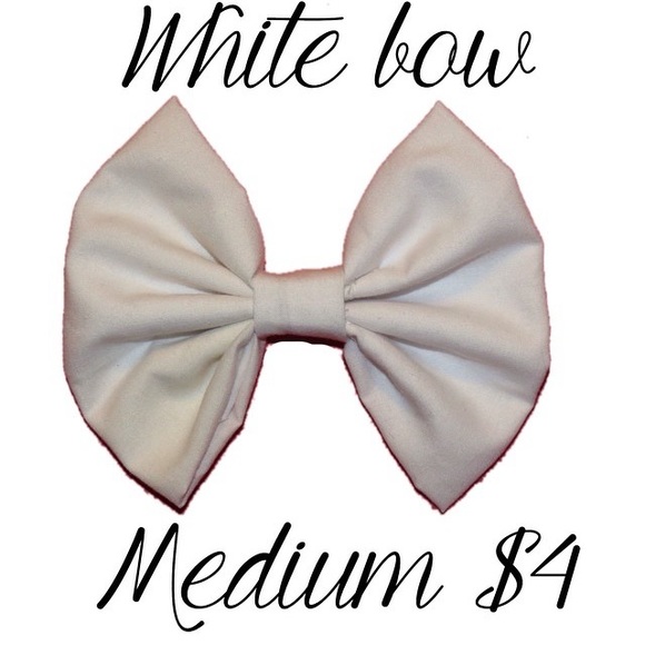 White bow