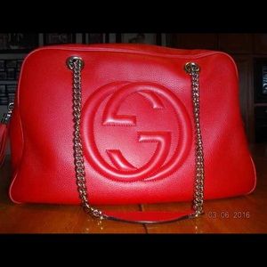 Boston red Gucci bag