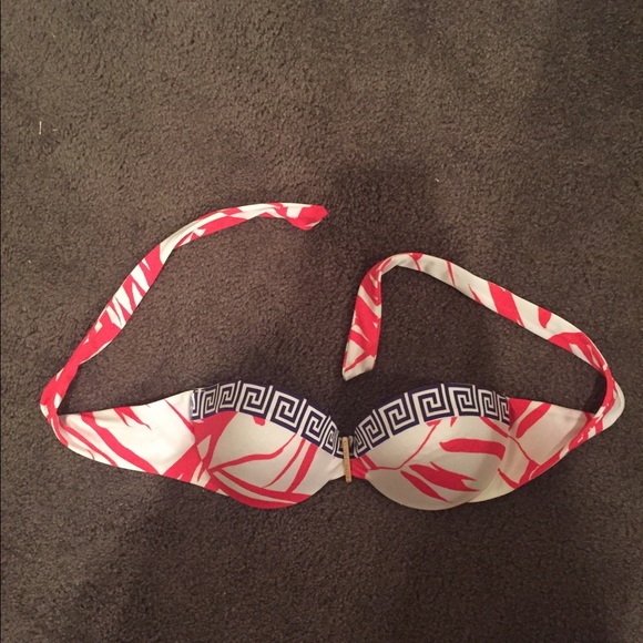 Red, white and navy Victoria's Secret bandeau top