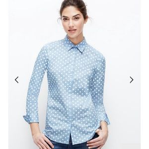Ann Taylor Polka Dots Shirt