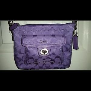 Purple Coach Crossbody