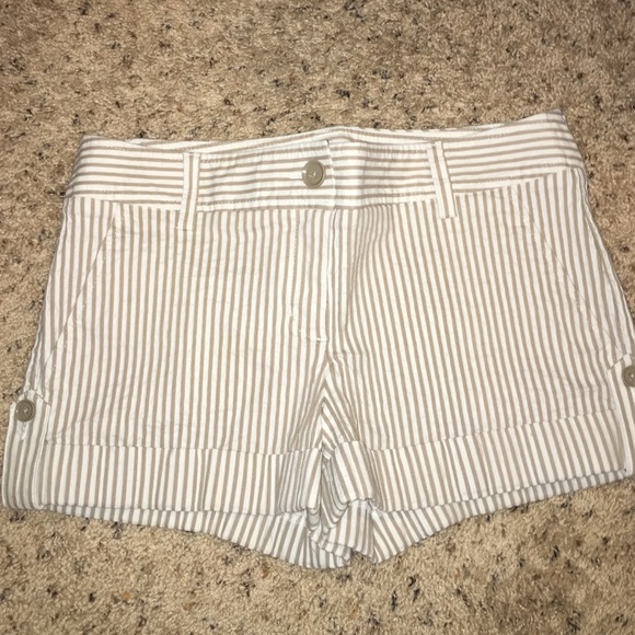Express stripped shorts