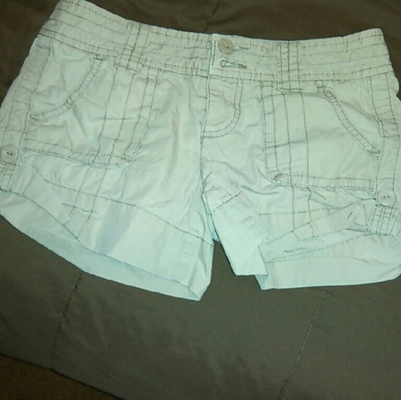 Tan american eagle shorts